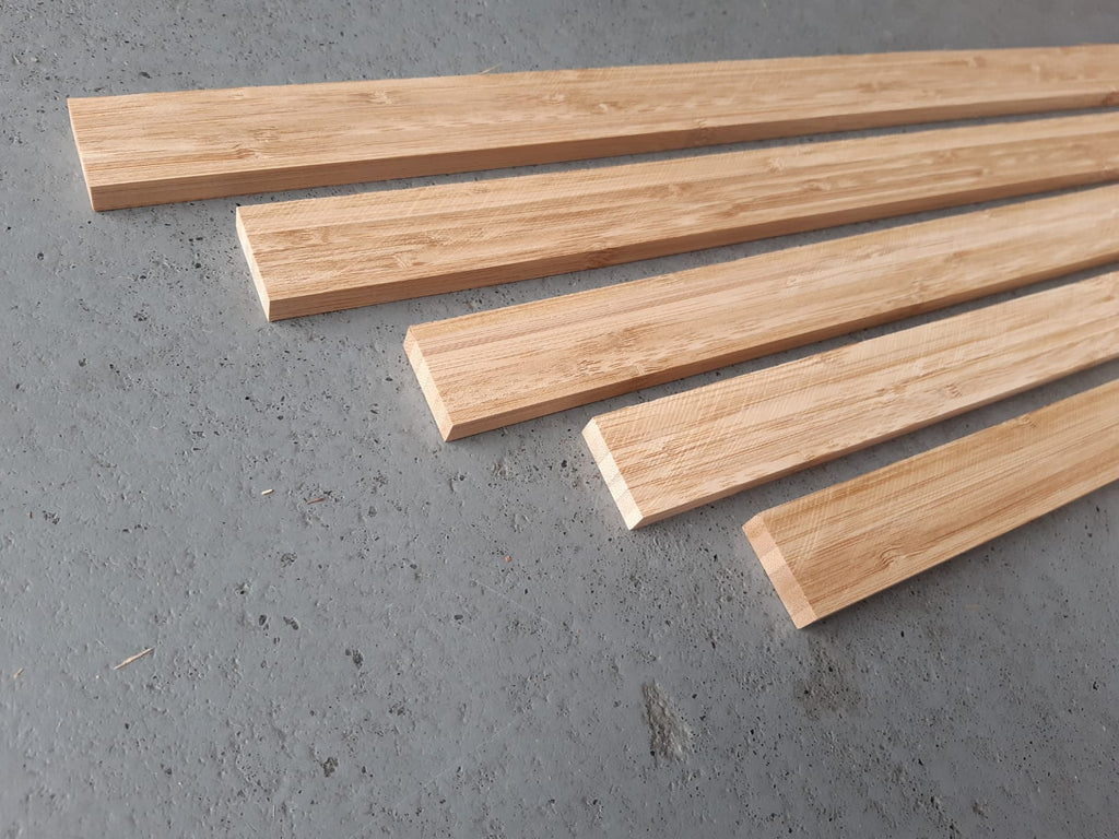 10 stuks Bamboe Latten Kopmaat 3 x 10 mm Lengte 2400 mm