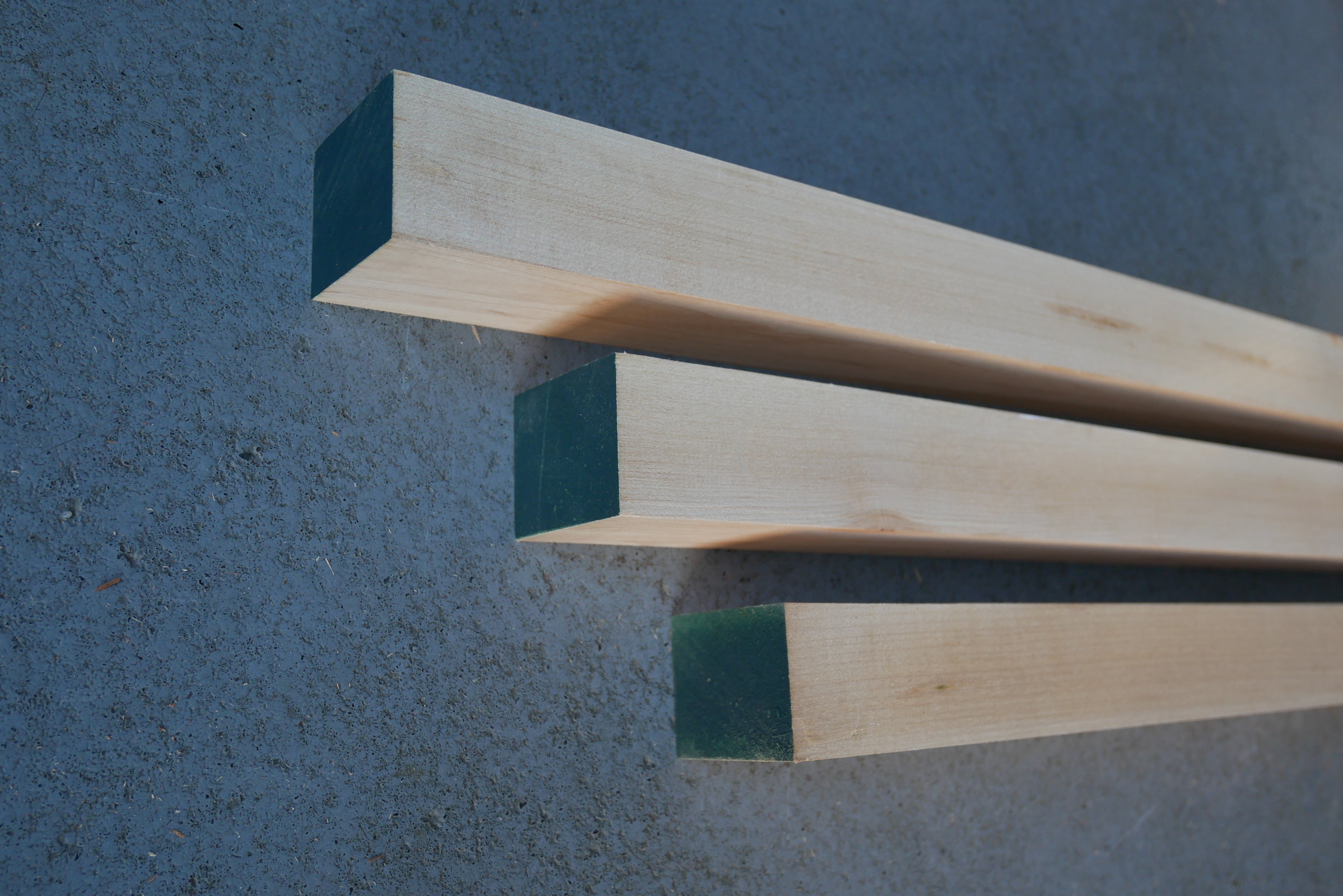 10 stuks Esdoorn Balken Kopmaat 45 x 54 mm Lengte 2400 mm