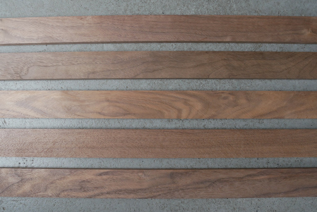 10 stuks Amerikaans Noten Latten Kopmaat 45 x 10 mm Lengte 2400 mm