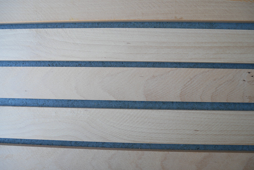 10 stuks Beuken Balkjes  Kopmaat 52 x 12 mm Lengte 2400 mm