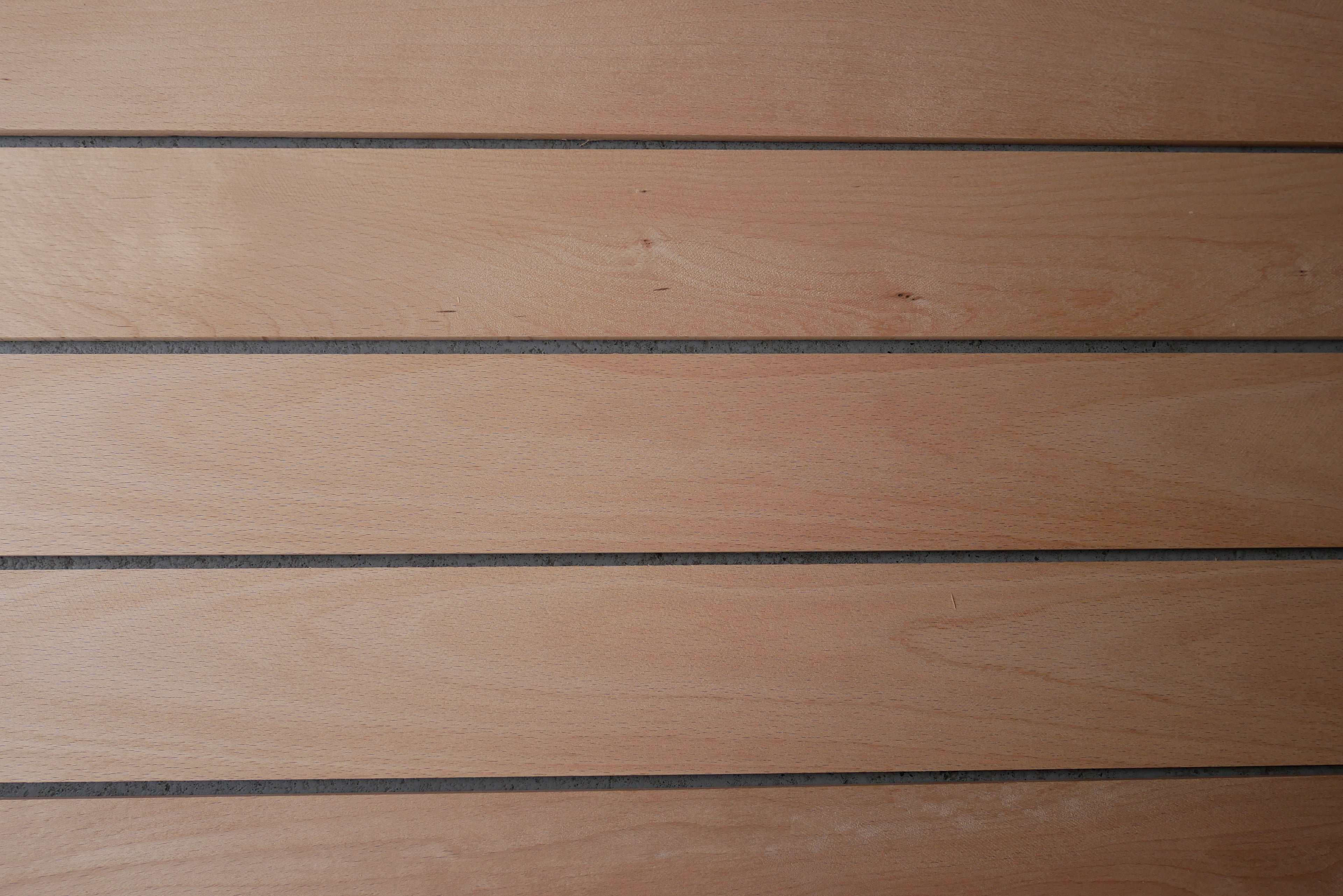 10 stuks Beuken Latten  Kopmaat 75 x 6 mm Lengte 2650 mm