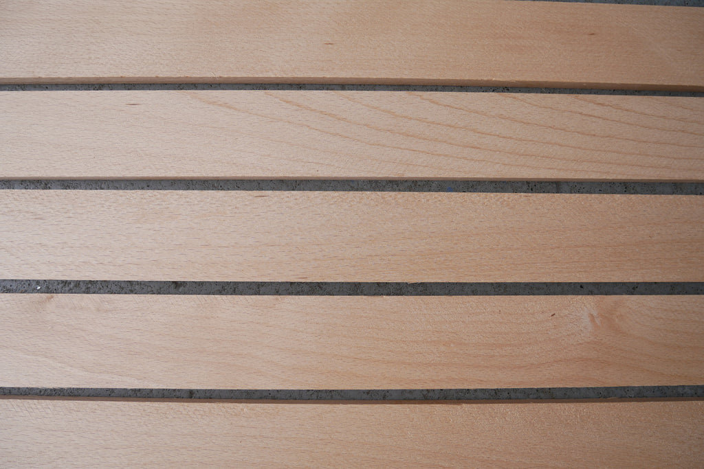 10 stuks Beuken Latten  Kopmaat 45 x 10 mm Lengte 2400 mm