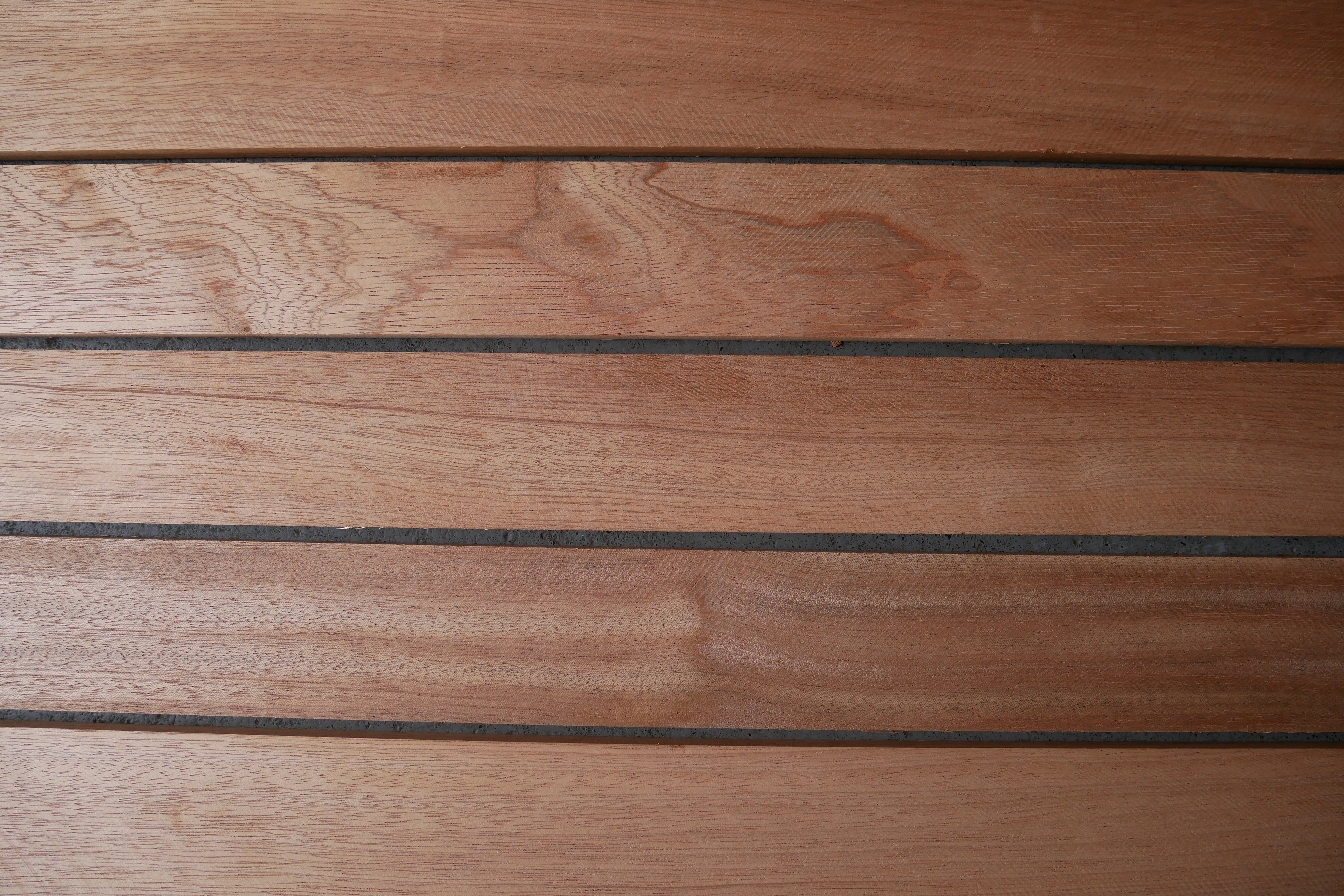 10 stuks Mahonie Latten Kopmaat 57 x 10 mm Lengte 2200 mm